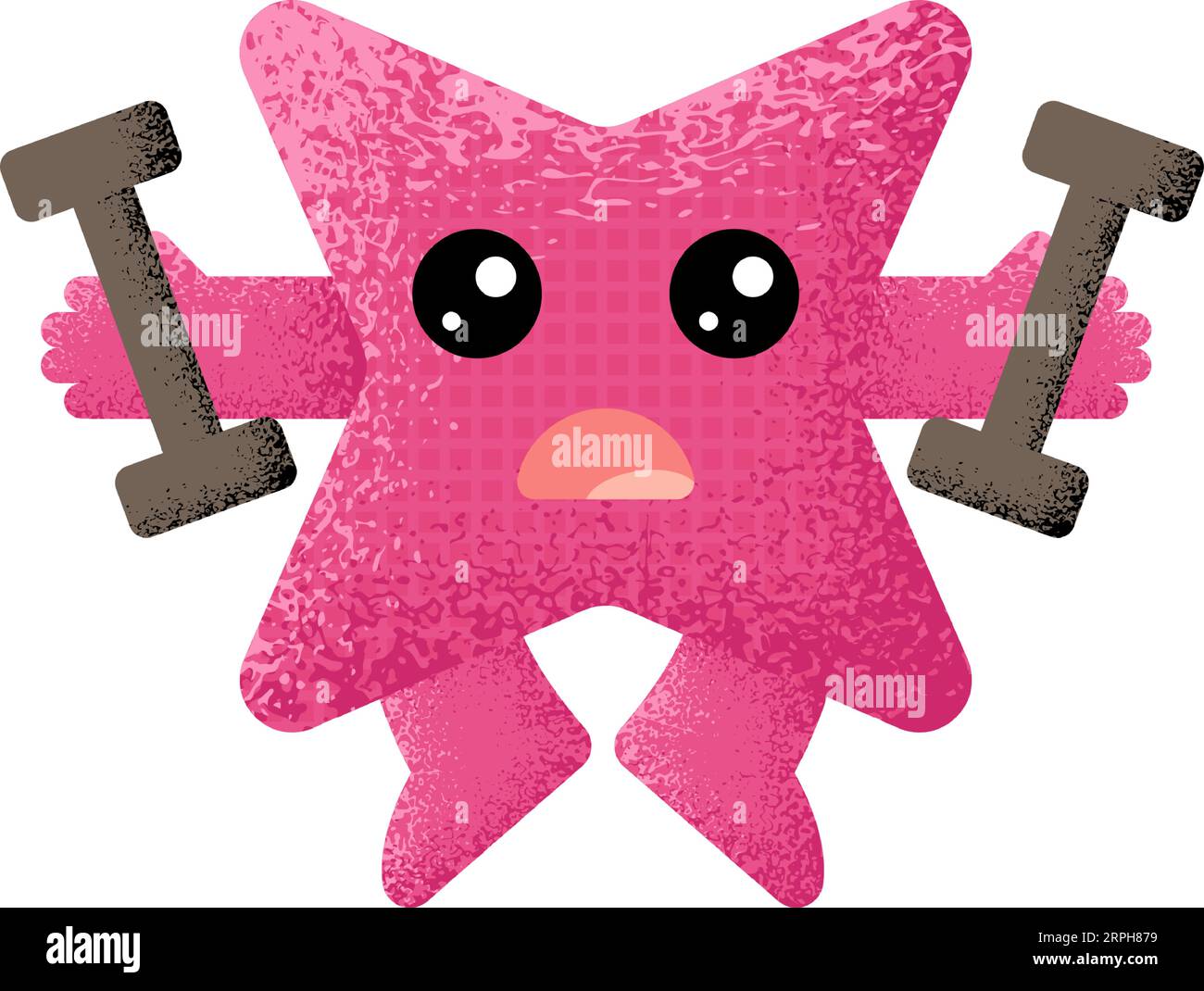 Geometric Star Character Funny Textured Shape Training Stock Vector geometric-star-character-funny-textured-shape-training-stock-vector