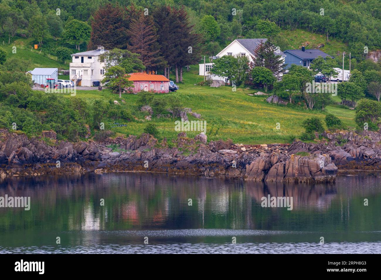 Gravdal, Lofoten Islands, Nordland County, Norway Stock Photo Alamy