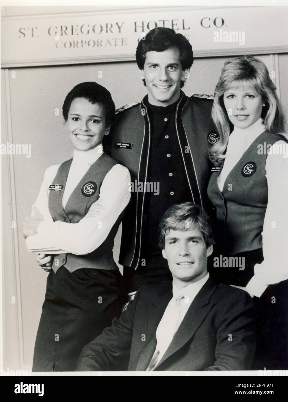 HOTEL TV Series JAMES BROLIN Connie Sellecca Stock Photo