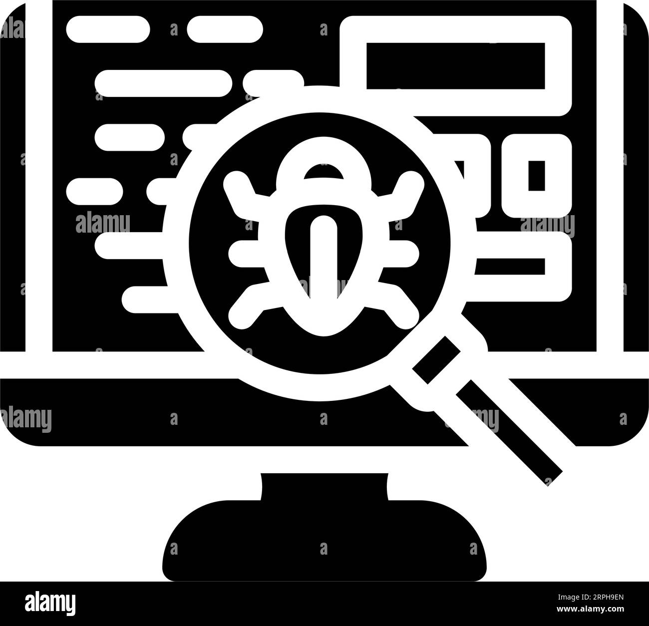 Compute code screen Black and White Stock Photos & Images - Alamy
