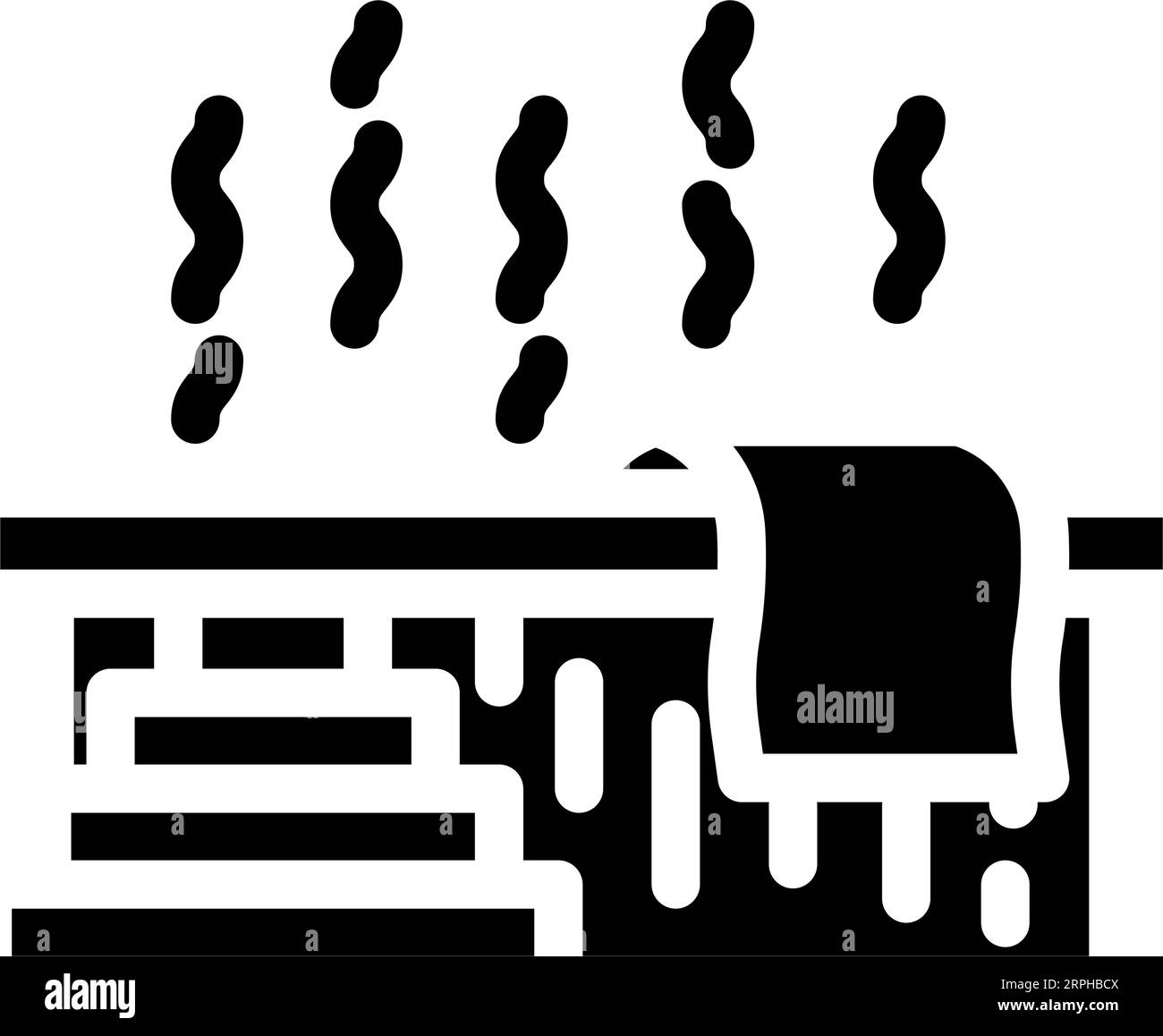 hot tub glyph icon vector illustration Stock Vector Image & Art - Alamy