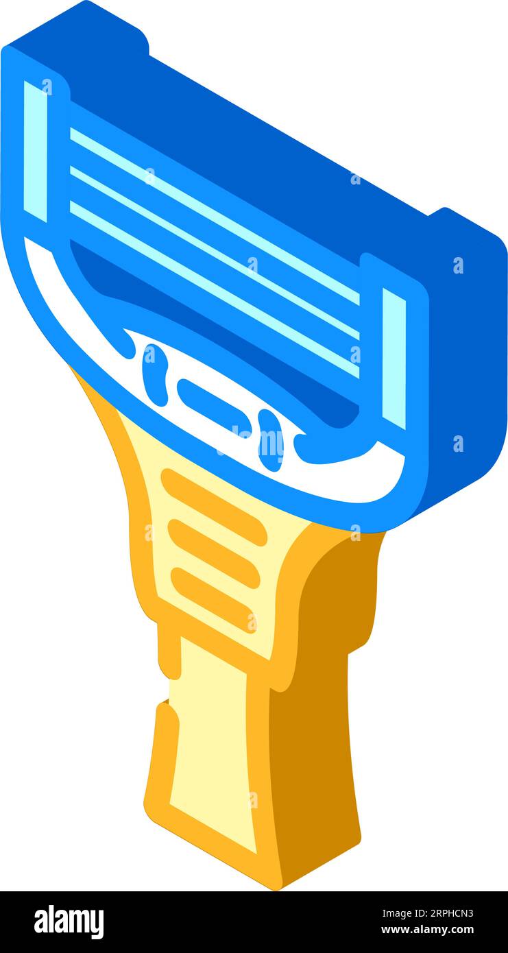 razor hygiene isometric icon vector illustration Stock Vector Image ...