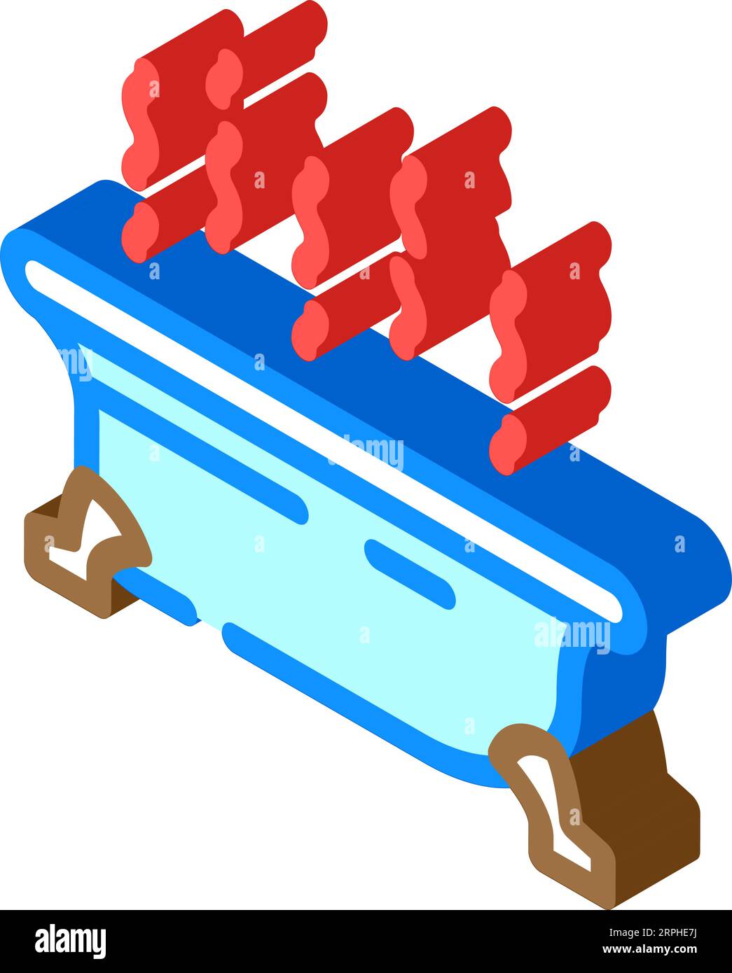 hot bath isometric icon vector illustration Stock Vector Image & Art