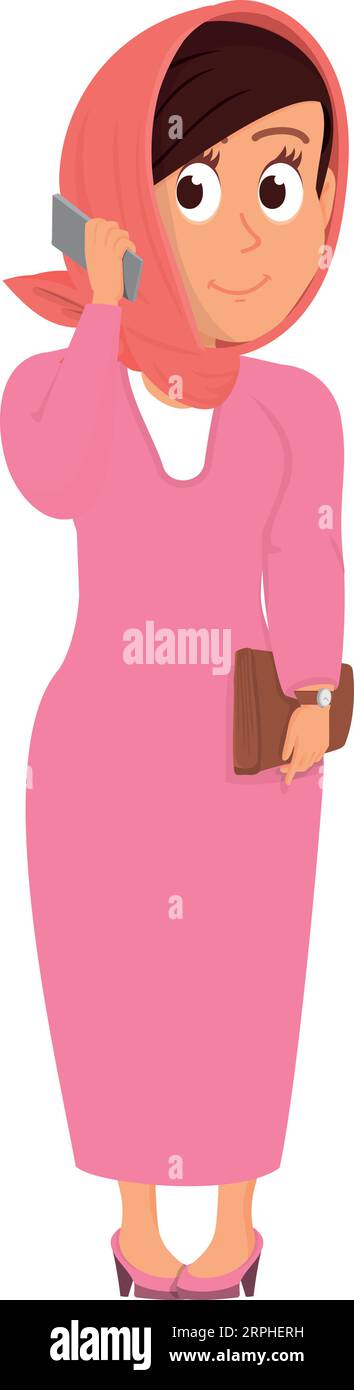 Muslim girl fashion wearing pink hi-res stock photography and images ...