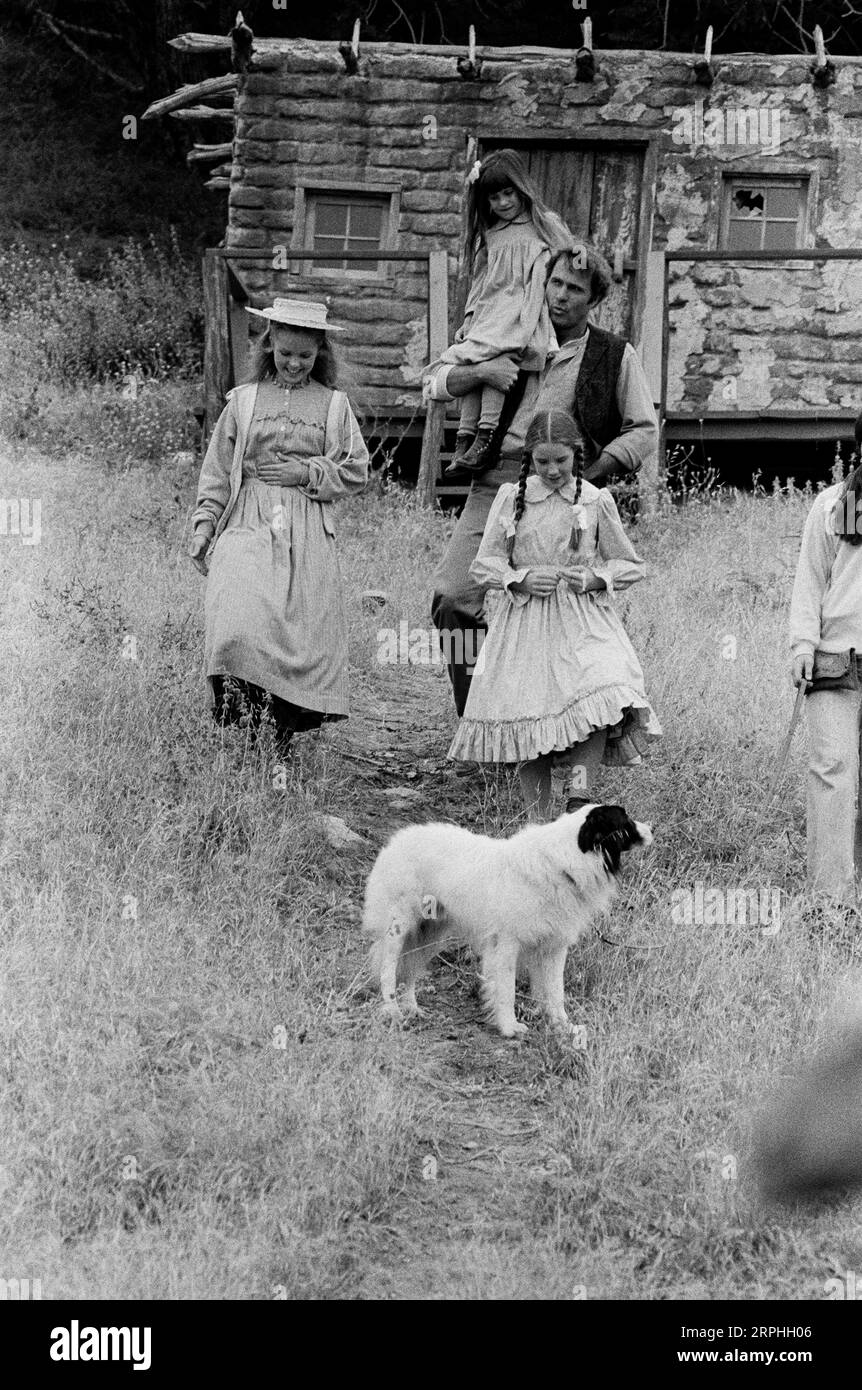 LITTLE HOUSE on the PRAIRIE Michael Landon Melissa Gilbert Stock Photo