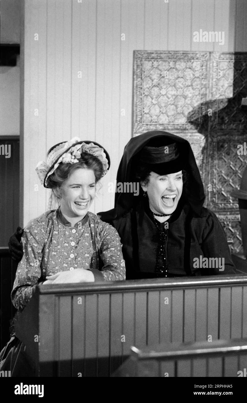 LITTLE HOUSE on the PRAIRIE Michael Landon Melissa Gilbert Stock Photo