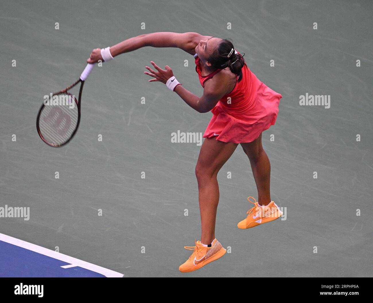 US Open Flushing Meadows New York, USA. 04th Sep, 2023. Day 8 Quinwen