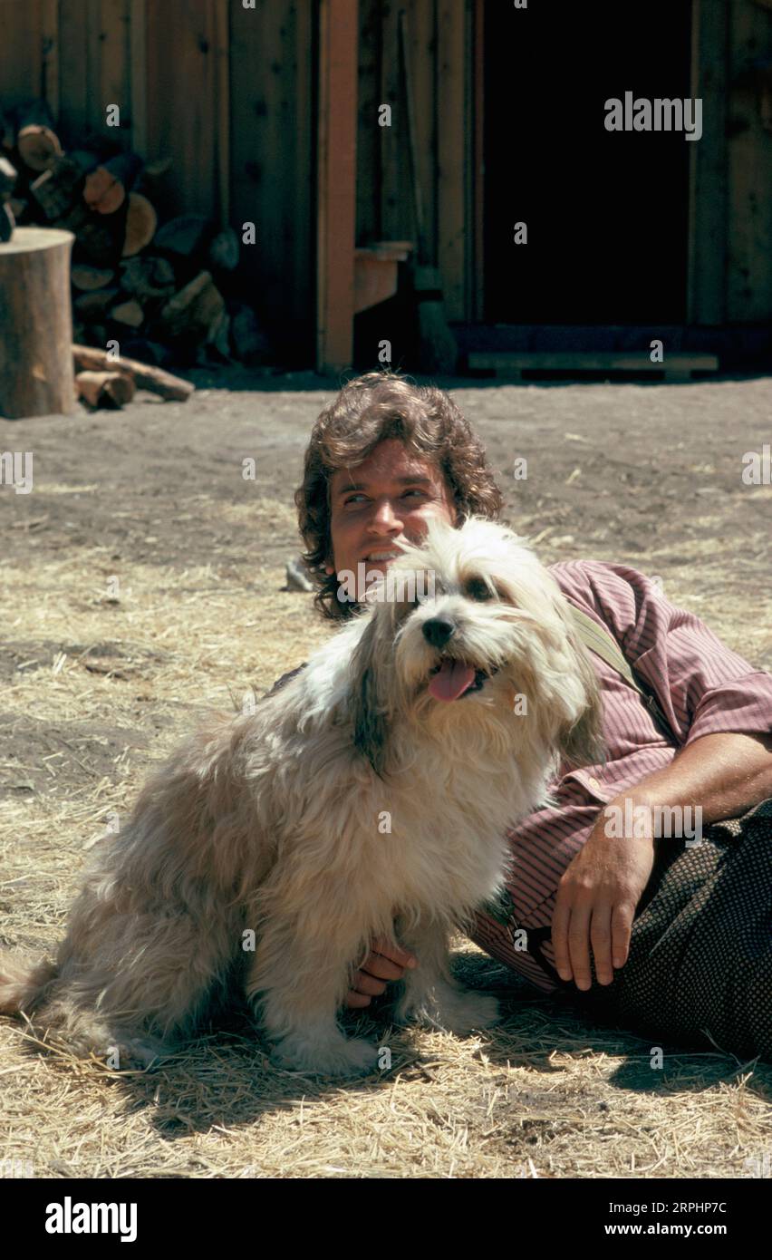 LITTLE HOUSE on the PRAIRIE Michael Landon Melissa Gilbert Stock Photo