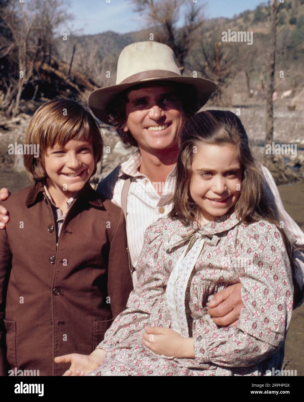 LITTLE HOUSE on the PRAIRIE Michael Landon Melissa Gilbert Stock Photo
