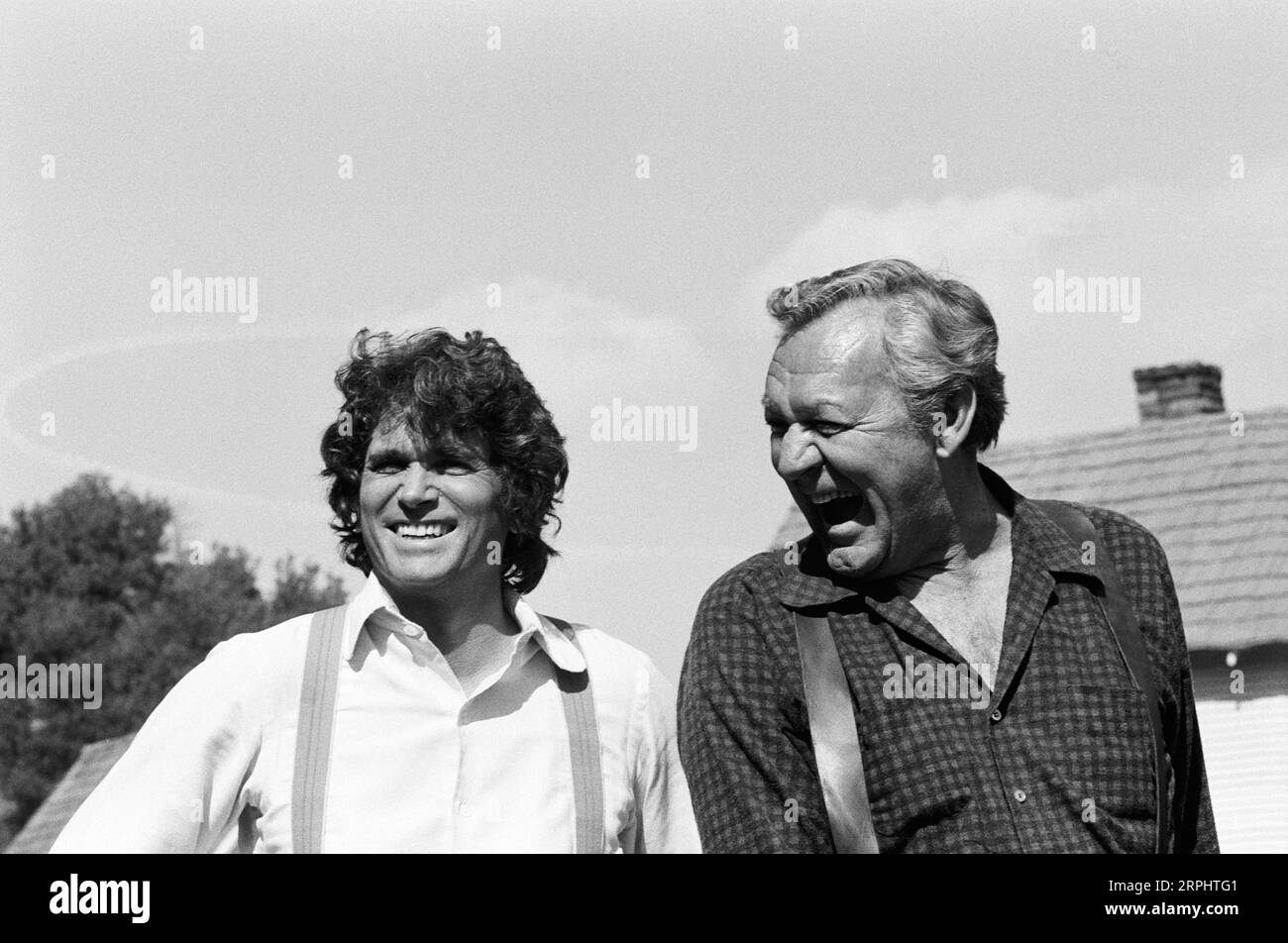 LITTLE HOUSE on the PRAIRIE Michael Landon Melissa Gilbert Stock Photo