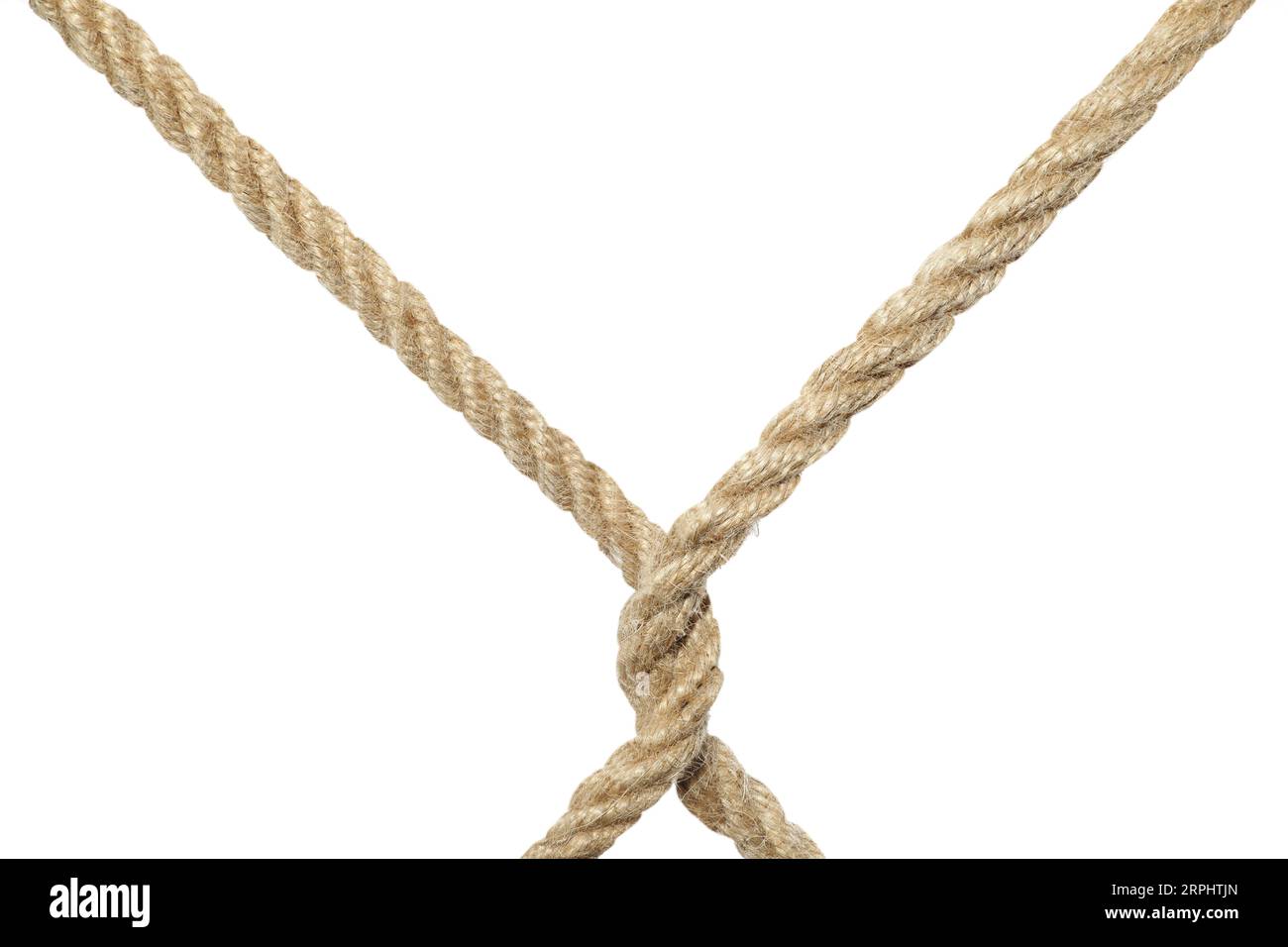 White twisted nautical ropes hi-res stock photography and images - Alamy