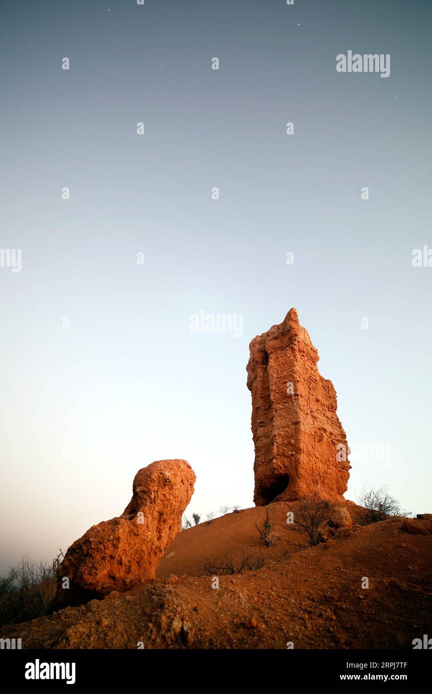 The Vingerklipp rock formation in Damaraland, Namibia Stock Photo