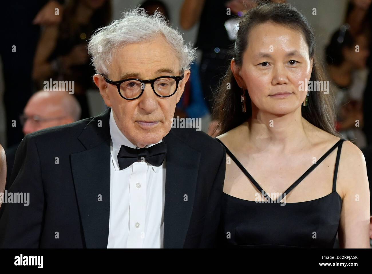 Venice Lido, Italy. 04th Sep, 2023. Woody Allen (l) and SoonYi Previn
