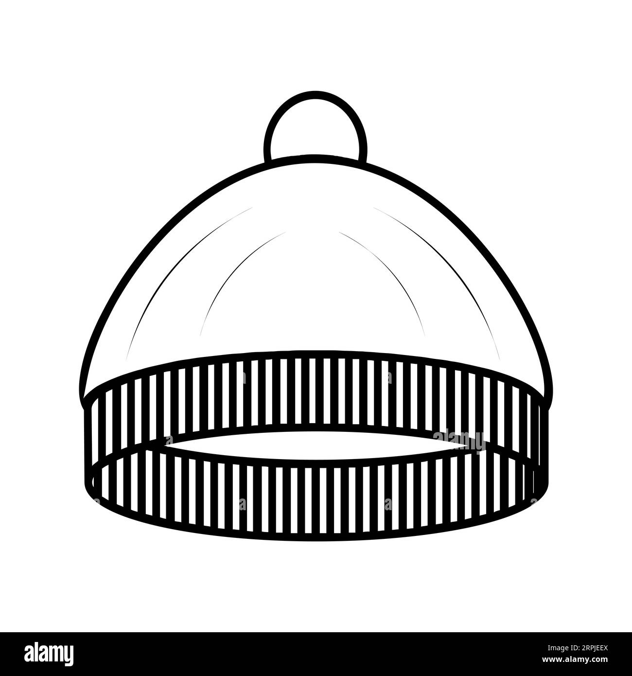 WOOLEN CAP Editable and Resizable Vector Icon Stock Vector