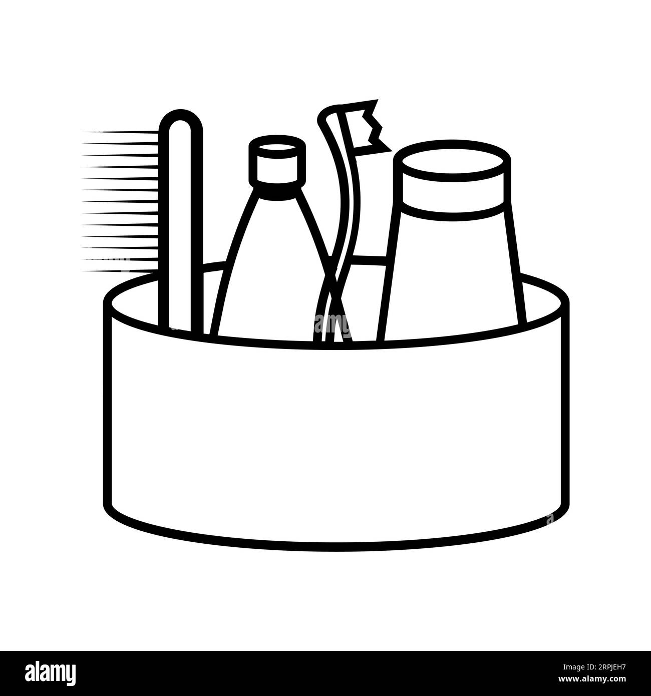 TOILETRIES Editable and Resizeable Vector Icon Stock Vector Image & Art