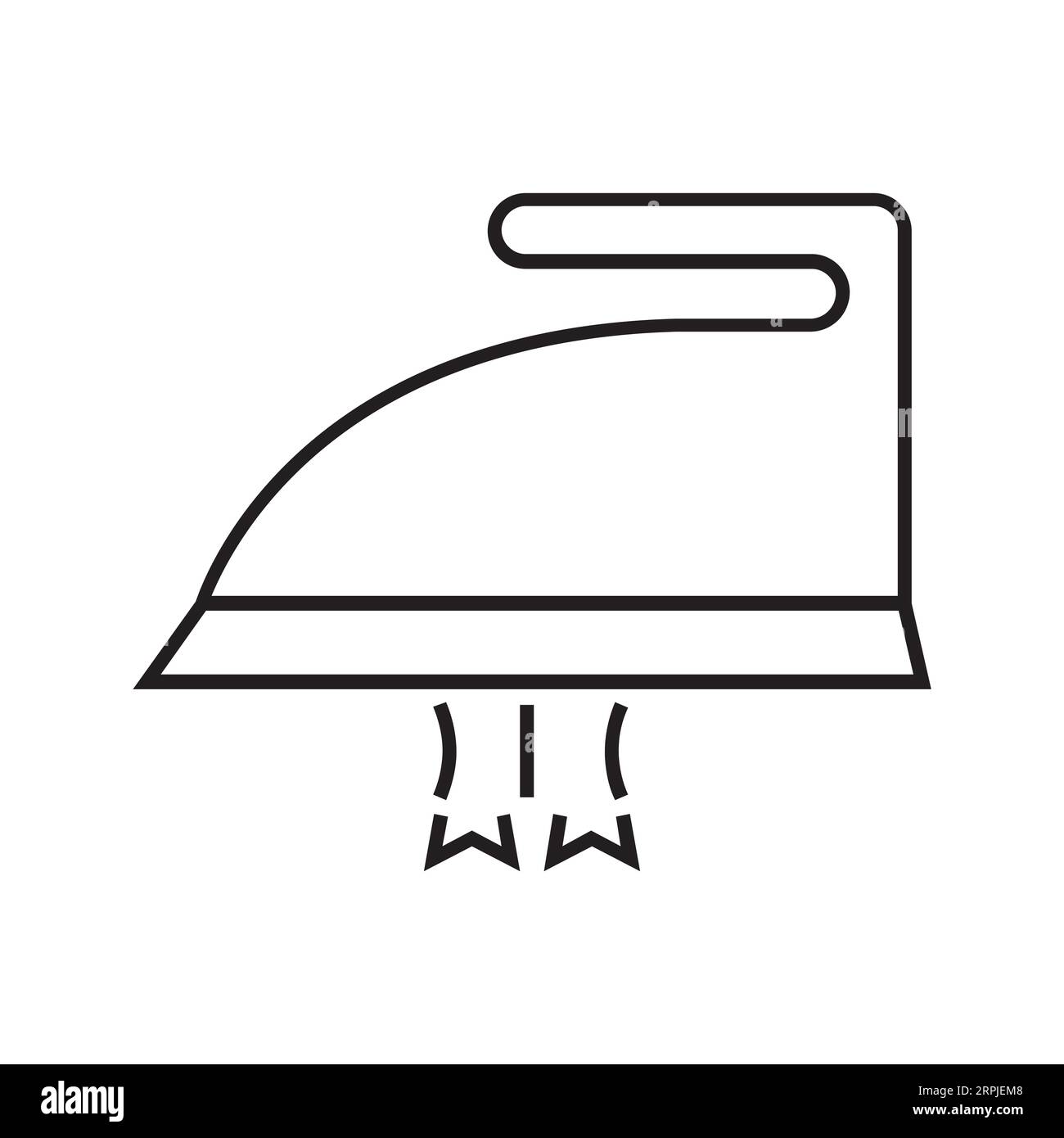 DO NOT IRONING LOW STEAM Editable and Resizeable Vector Icon Stock Vector