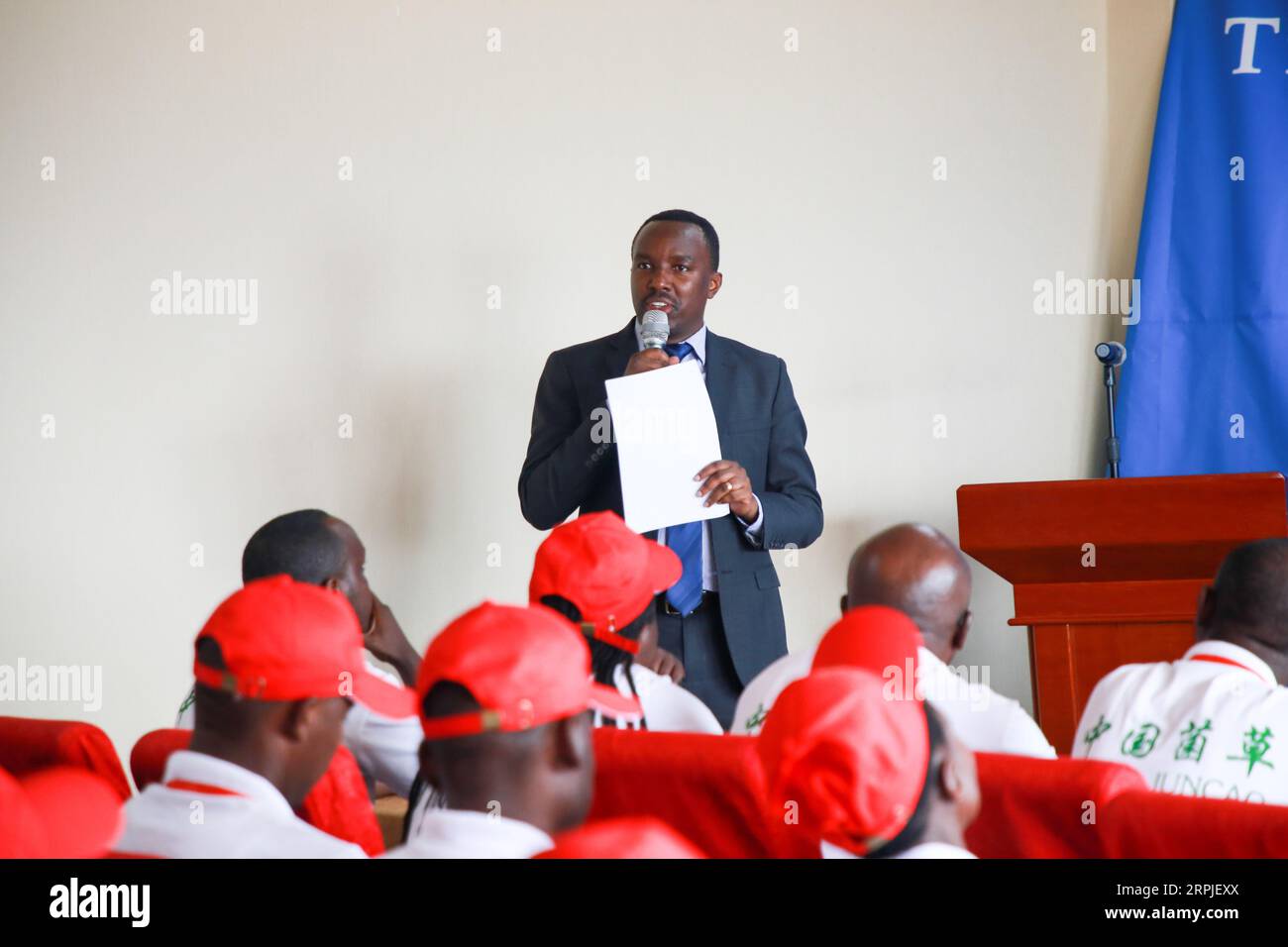 191207 -- KIGALI, Dec. 7, 2019 -- Patrick Karangwa, director general of ...