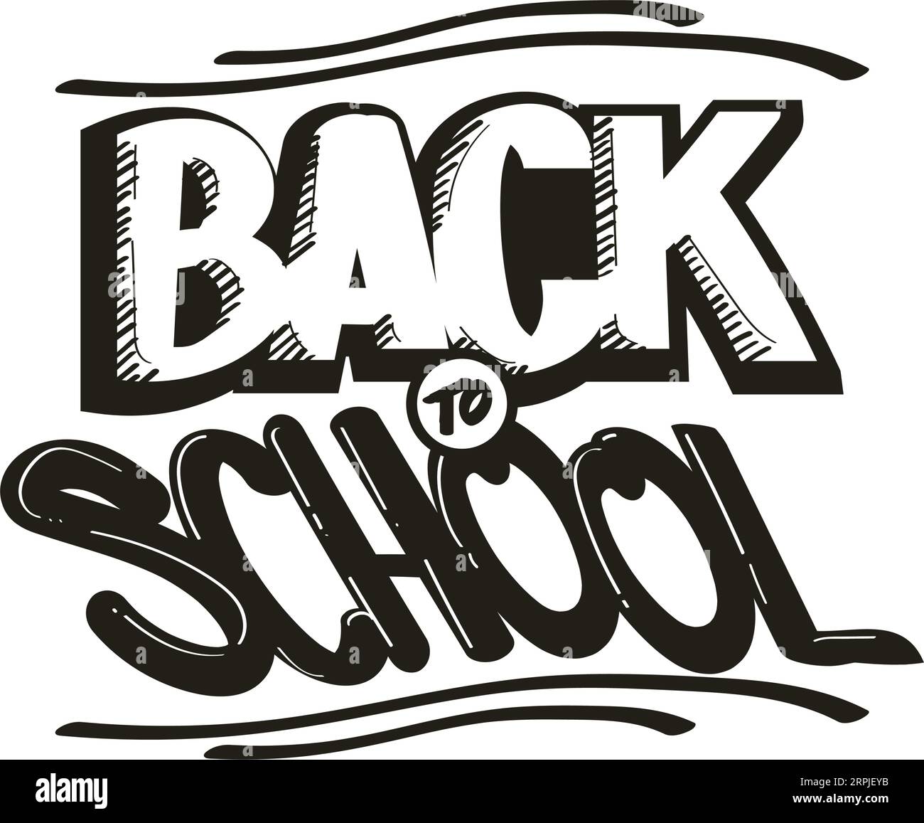 back to school typography Stock Vector Image & Art - Alamy