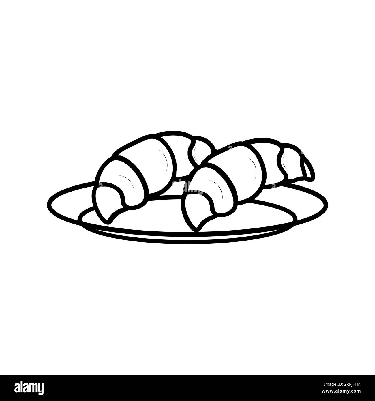 PASTRY Editable and Resizeable Vector Icon Stock Vector