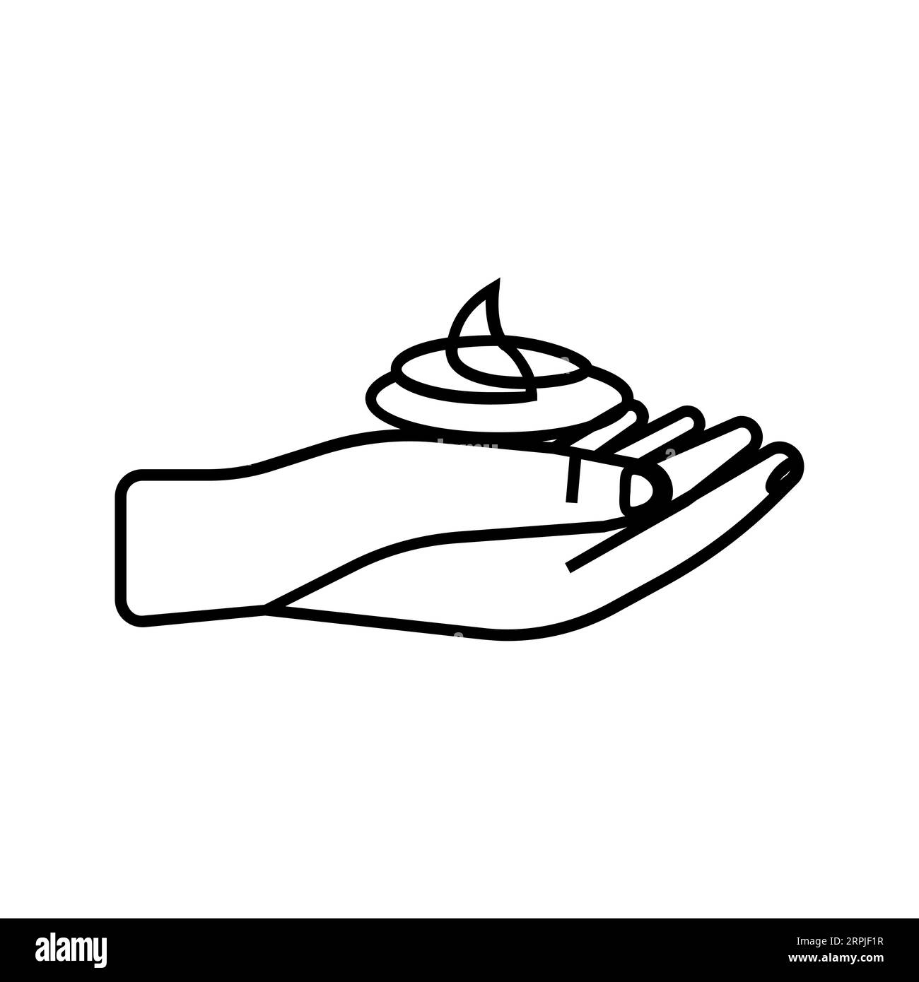 MOISTURIZING Editable and Resizeable Vector Icon Stock Vector Image ...
