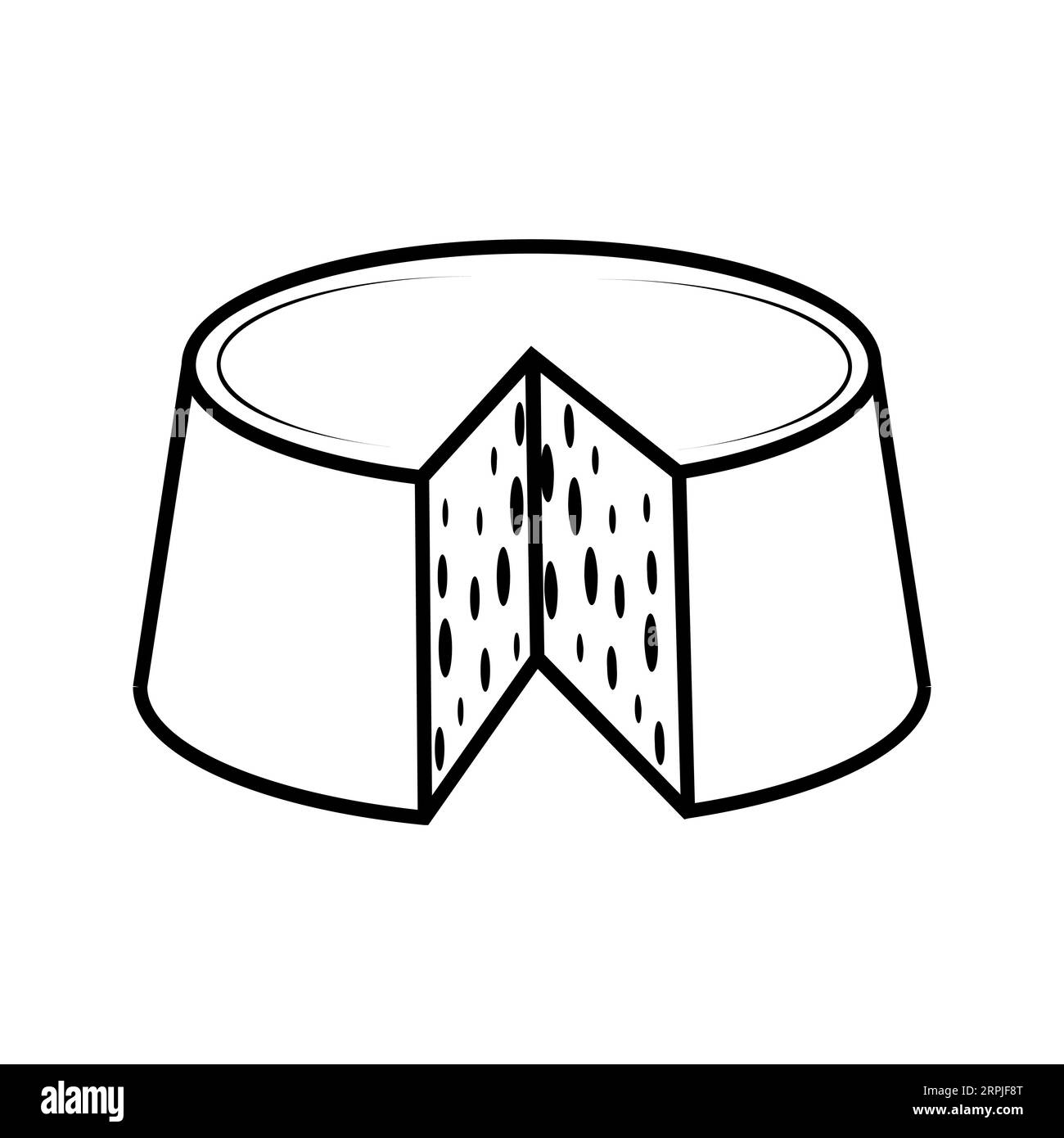 CHEESE Editable and Resizeable Vector Icon Stock Vector