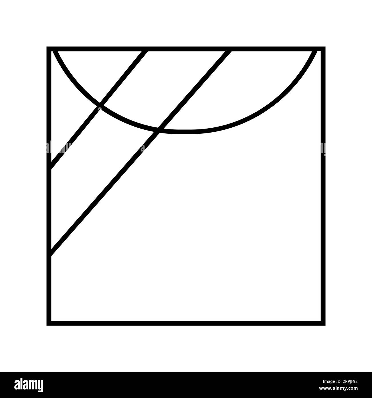 LINE DRY IN SHADE Editable and Resizeable Vector Icon Stock Vector