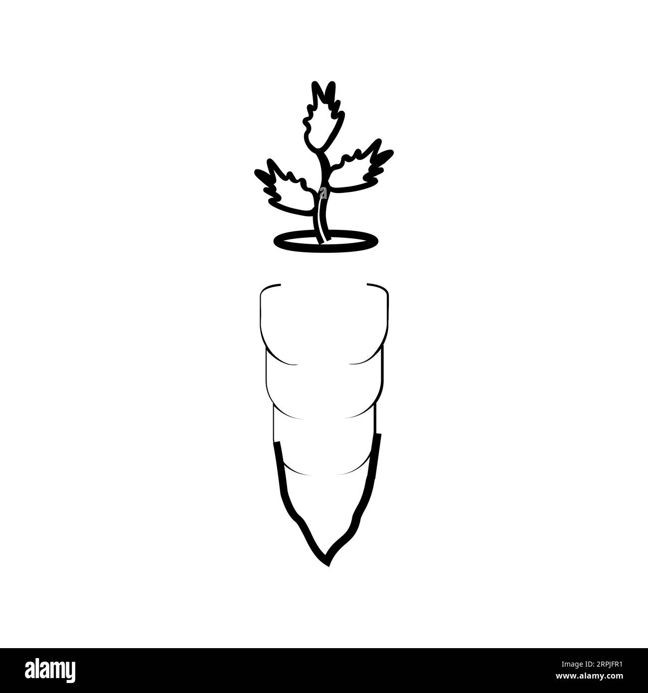 CARROT Editable and Resizeable Vector Icon Stock Vector Image & Art - Alamy