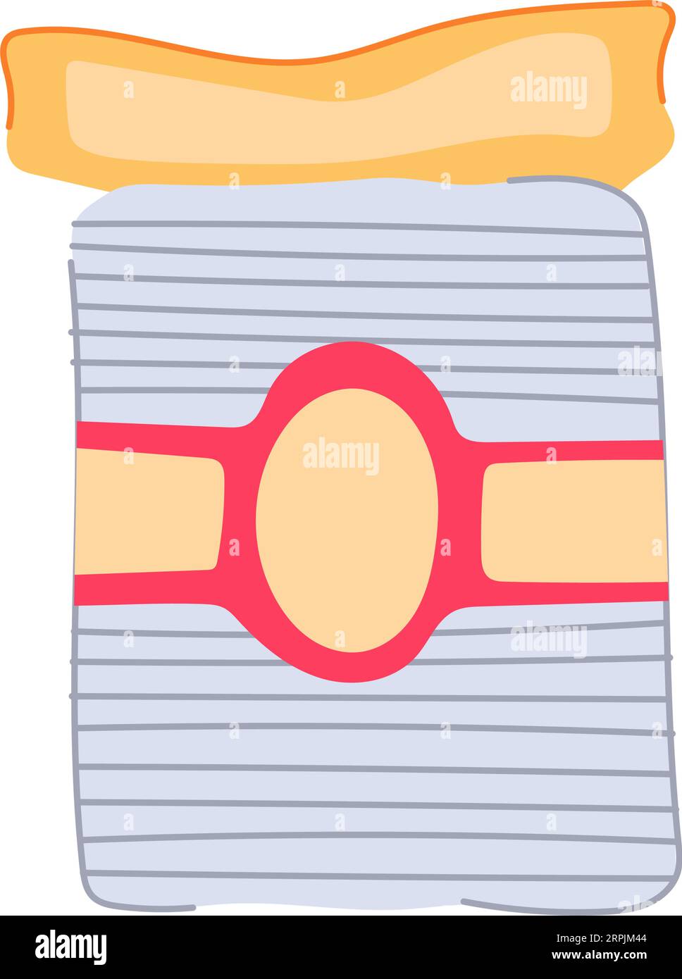 cosmetic cotton pads cartoon vector illustration Stock Vector Image