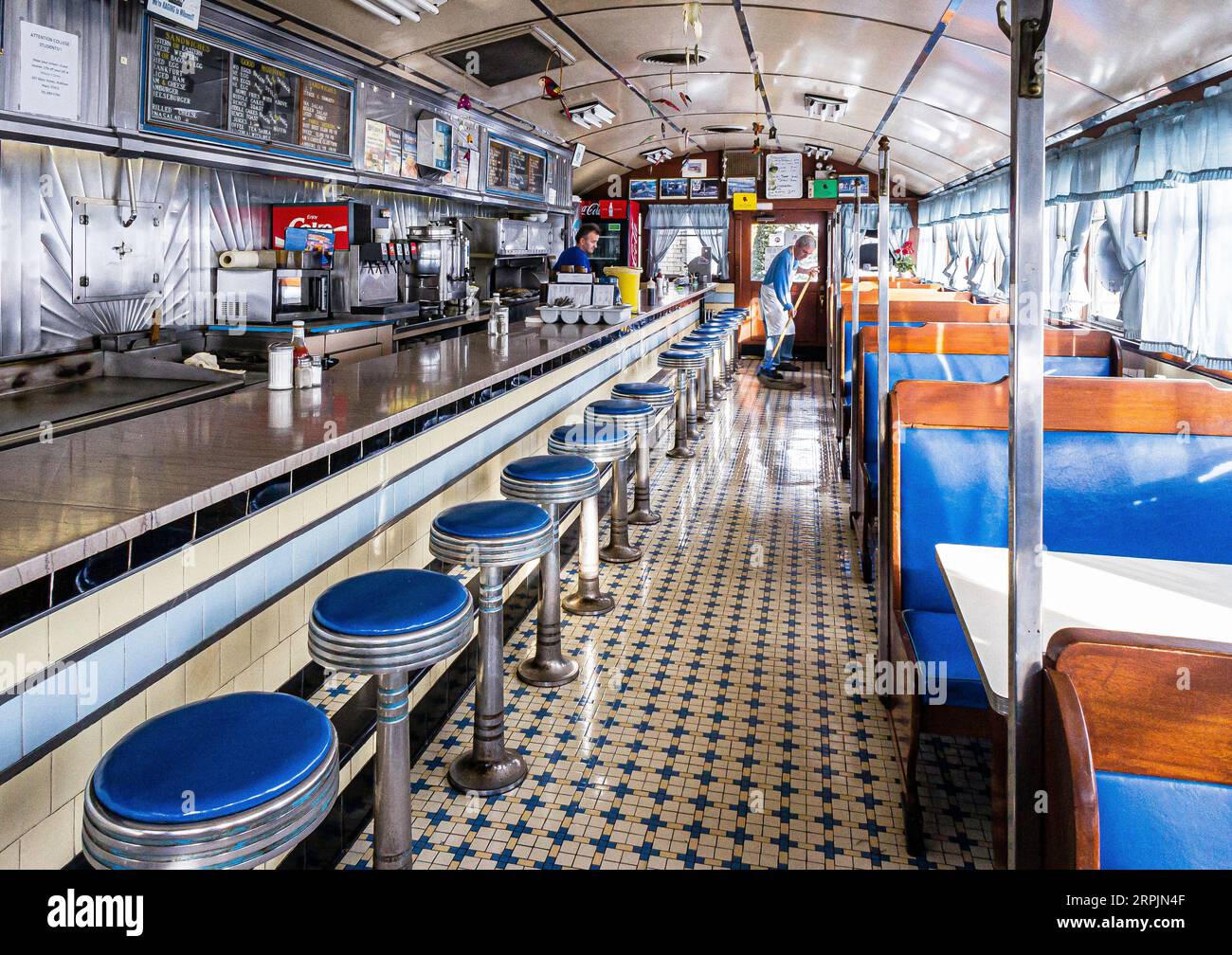 Wilson's Diner   Waltham, Massachusetts, USA Stock Photo