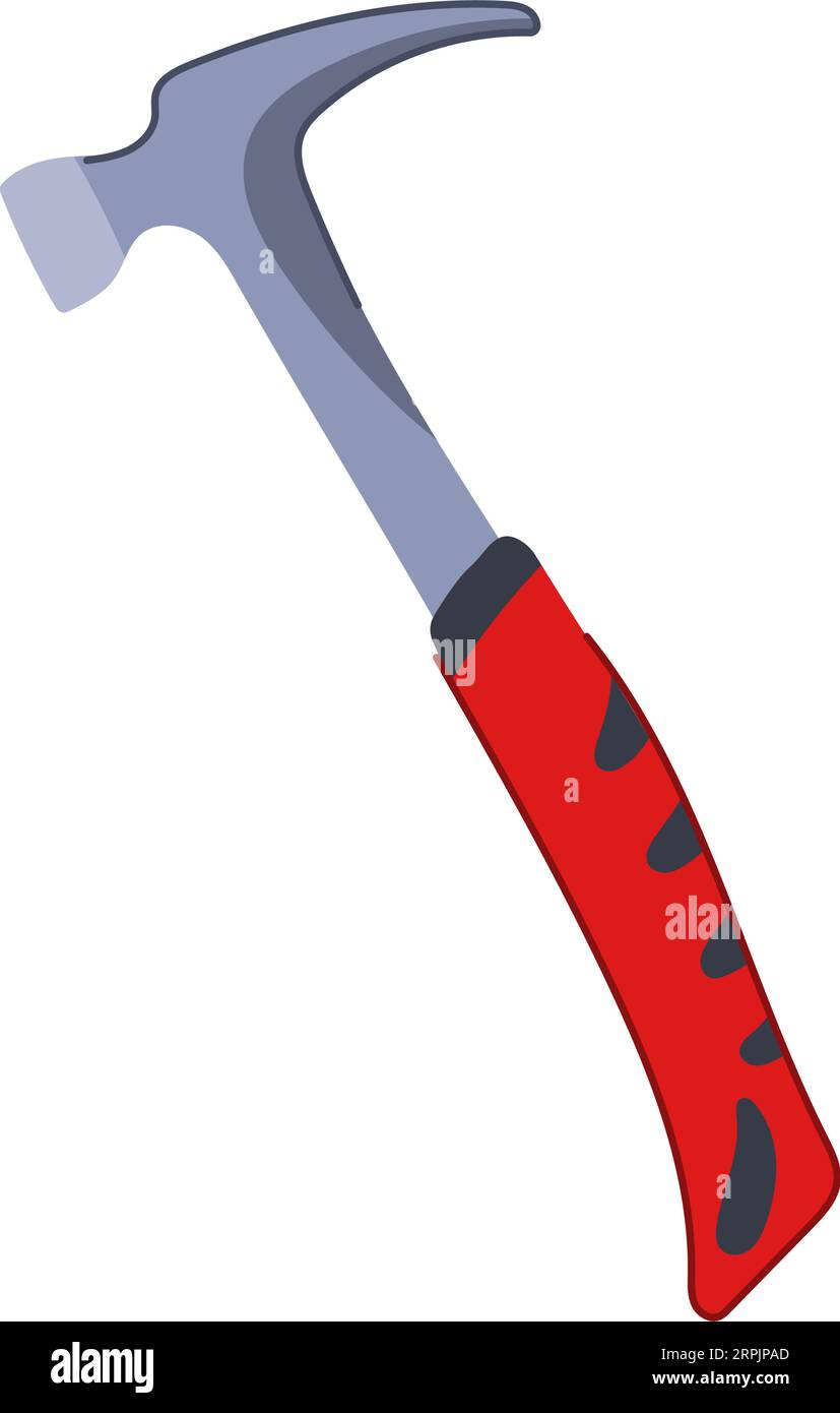 construction hammer cartoon vector illustration Stock Vector Image