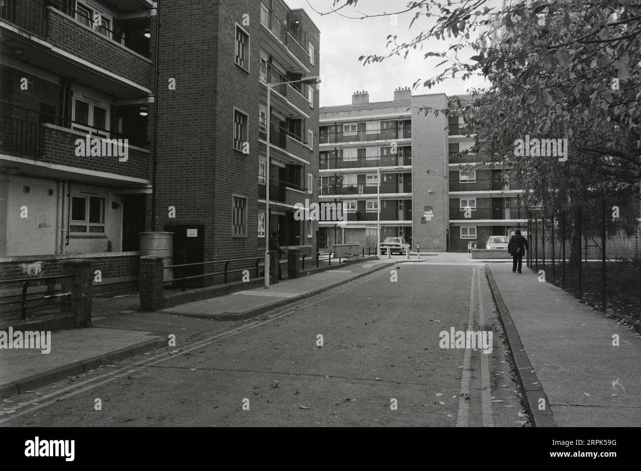 Stunning street shots of council flats in the East End of London during