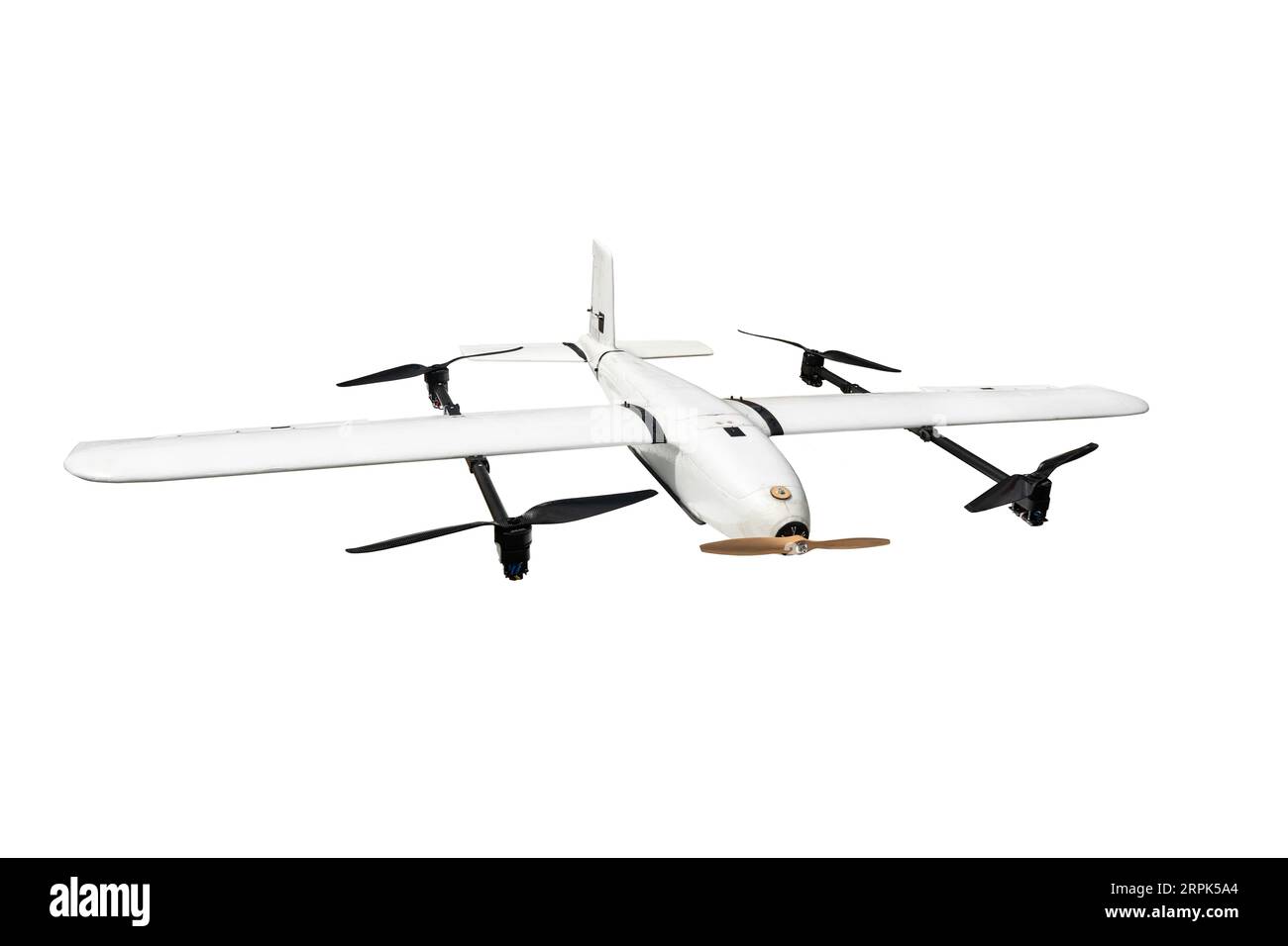 Unmanned military aircraft isolate on white background Stock Photo