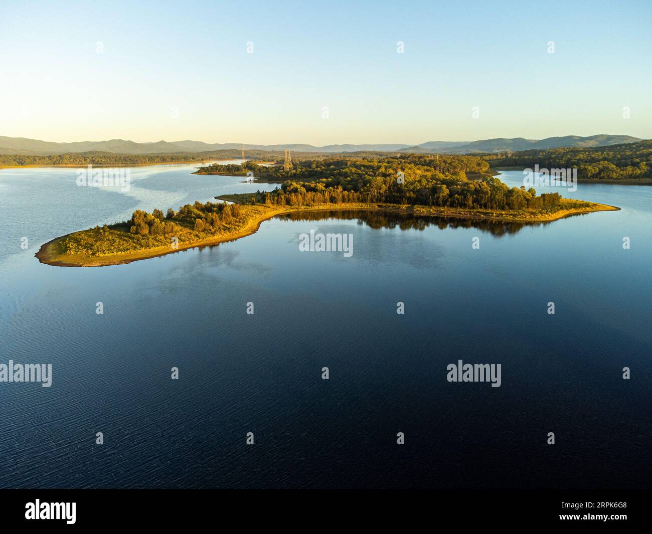 Aerial view island lush vegetation hi-res stock photography and images ...