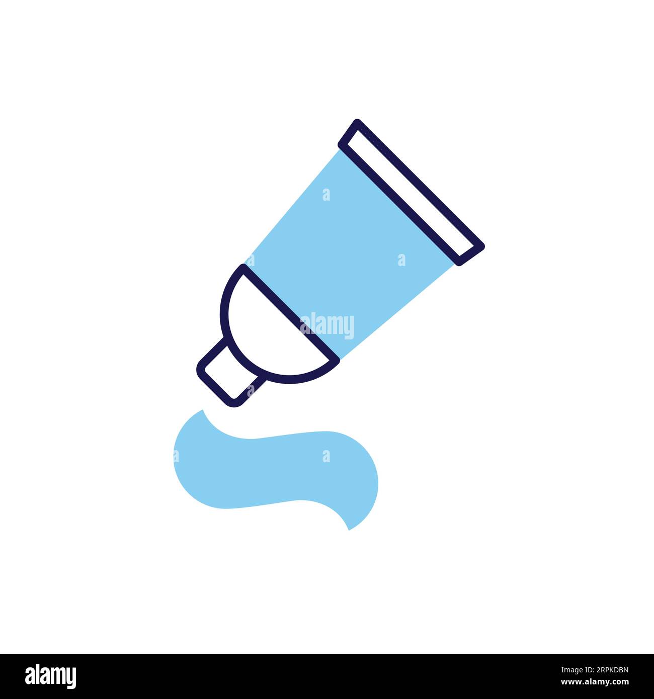 Tooth Paste Tube Related Vector Icon. Toothpaste Tube sign. Isolated on ...
