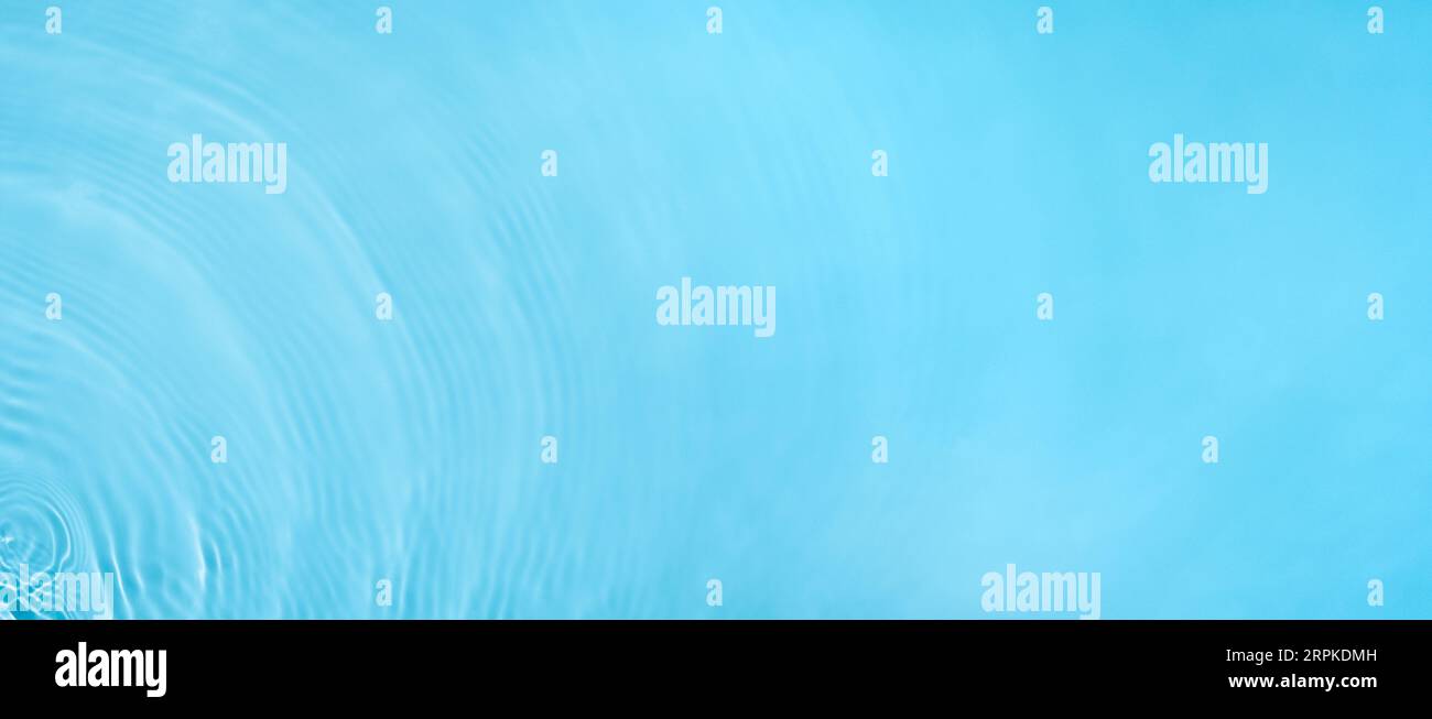 transparent blue colored clear calm water surface texture Stock Photo ...