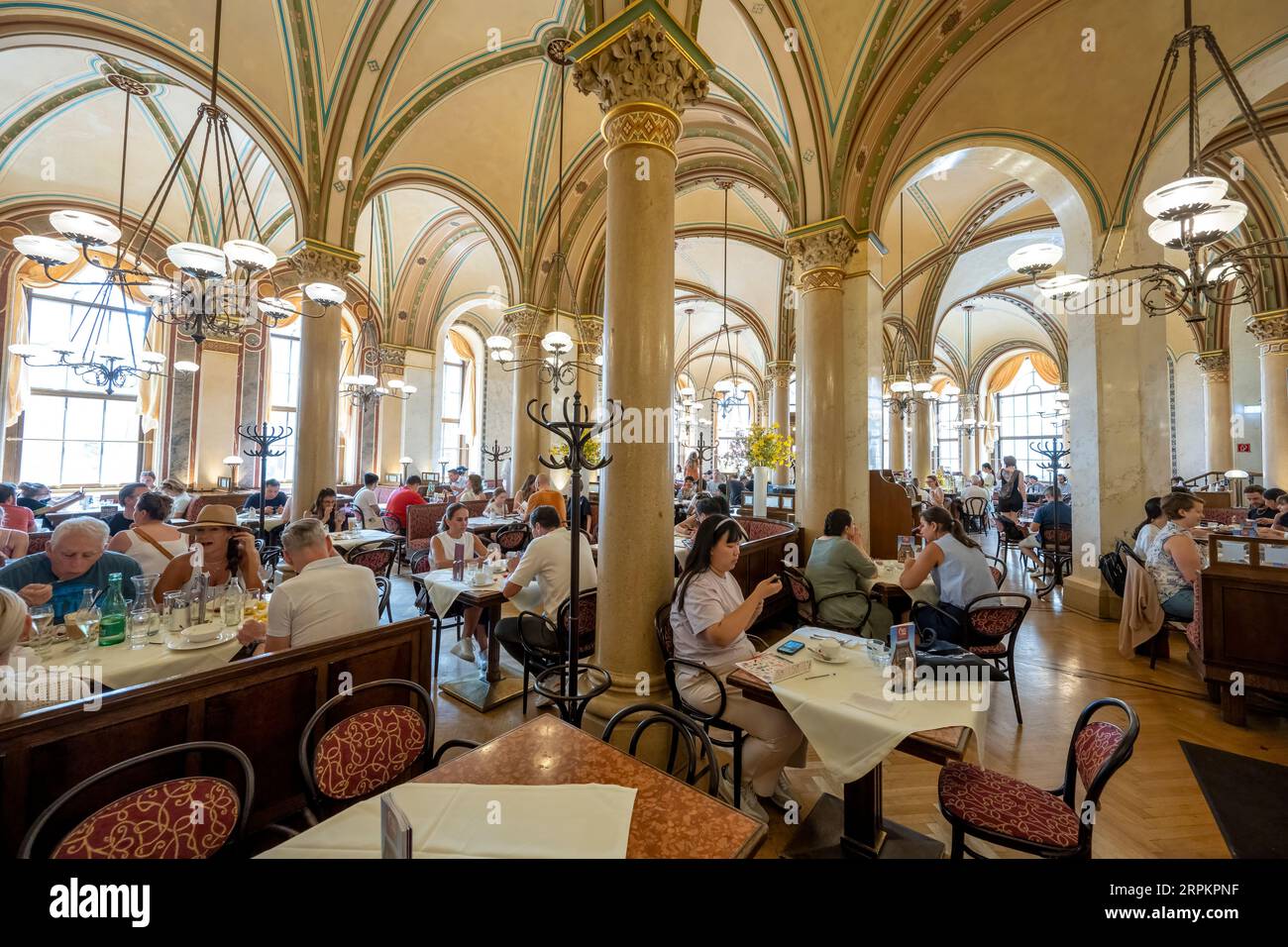 Cafe Central, Vienna, Austria Stock Photo