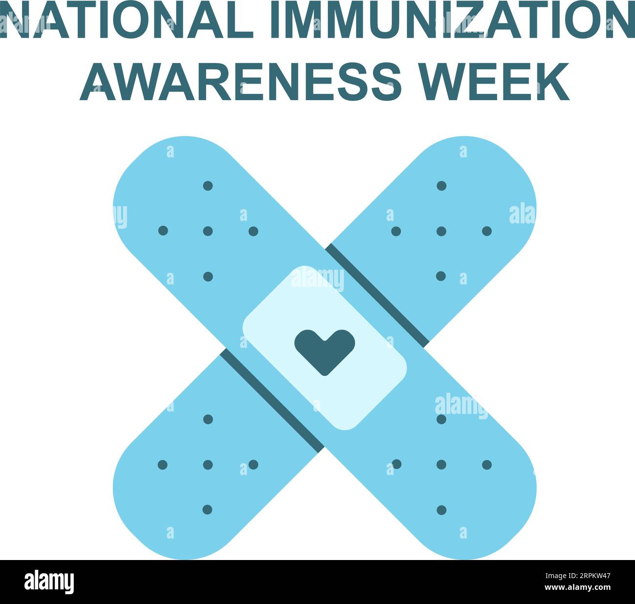 National Immunization Awareness Week vector illustration. Annual celebration . Stock Vector