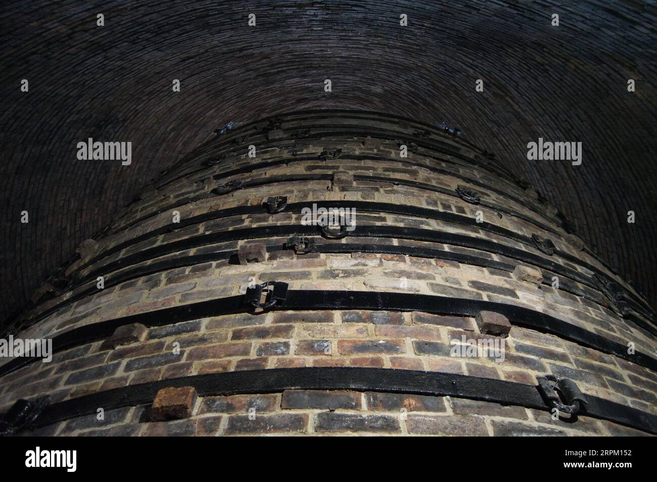 Interior of bottle kiln at the Gladstone Pottery Museum, StokeonTrent