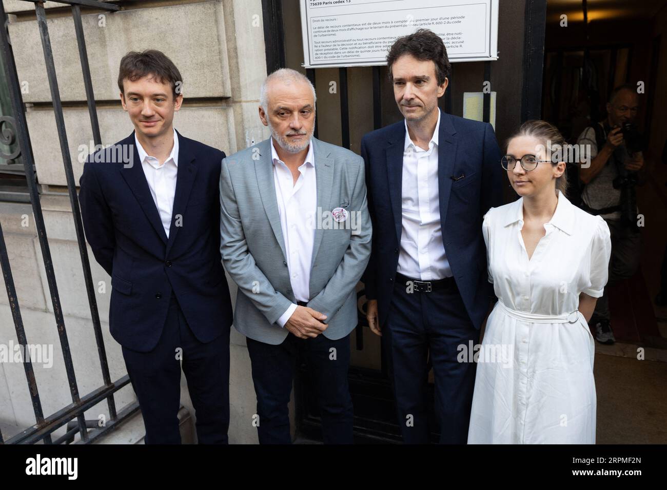 French Minister for Solidarity, Aurore Berge, President of the Restos