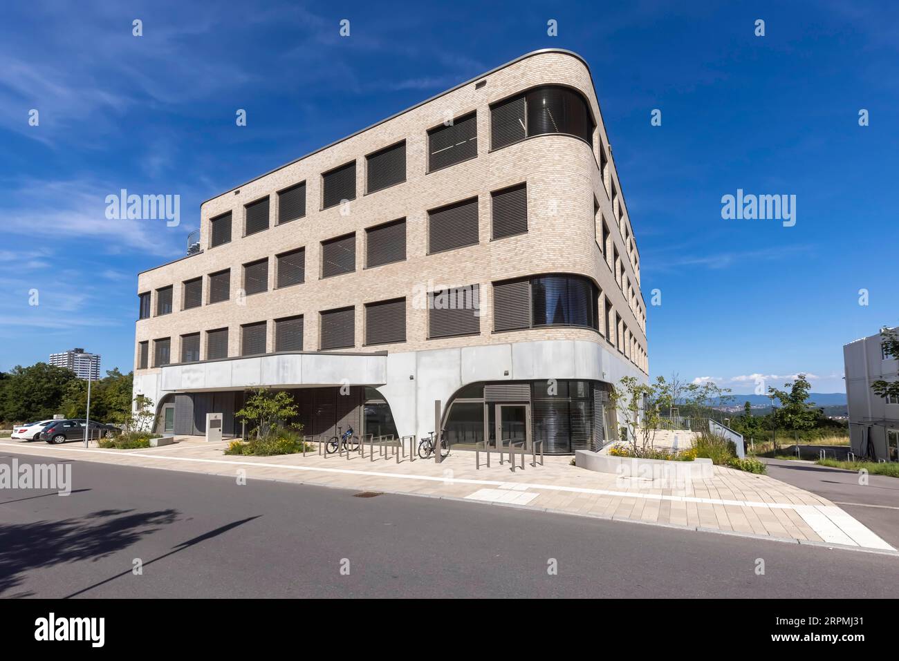 Research and development centre of the Amazon company, exterior view, artificial intelligence research in Cyber Valley, Tuebingen Stock Photo