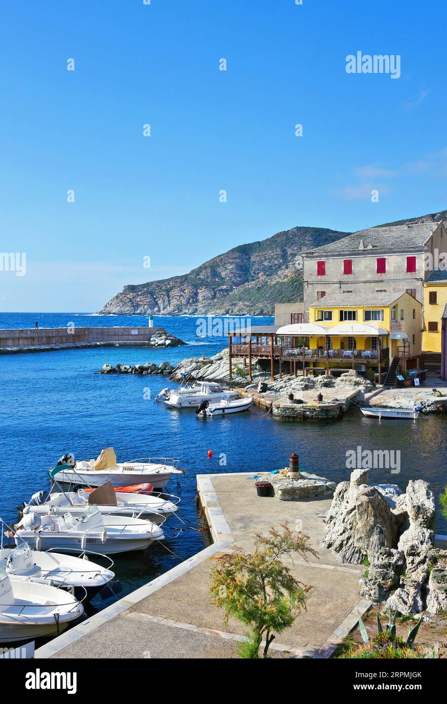 Centuri, the village, France, Corsica, Cap Corse, Centuri Stock Photo