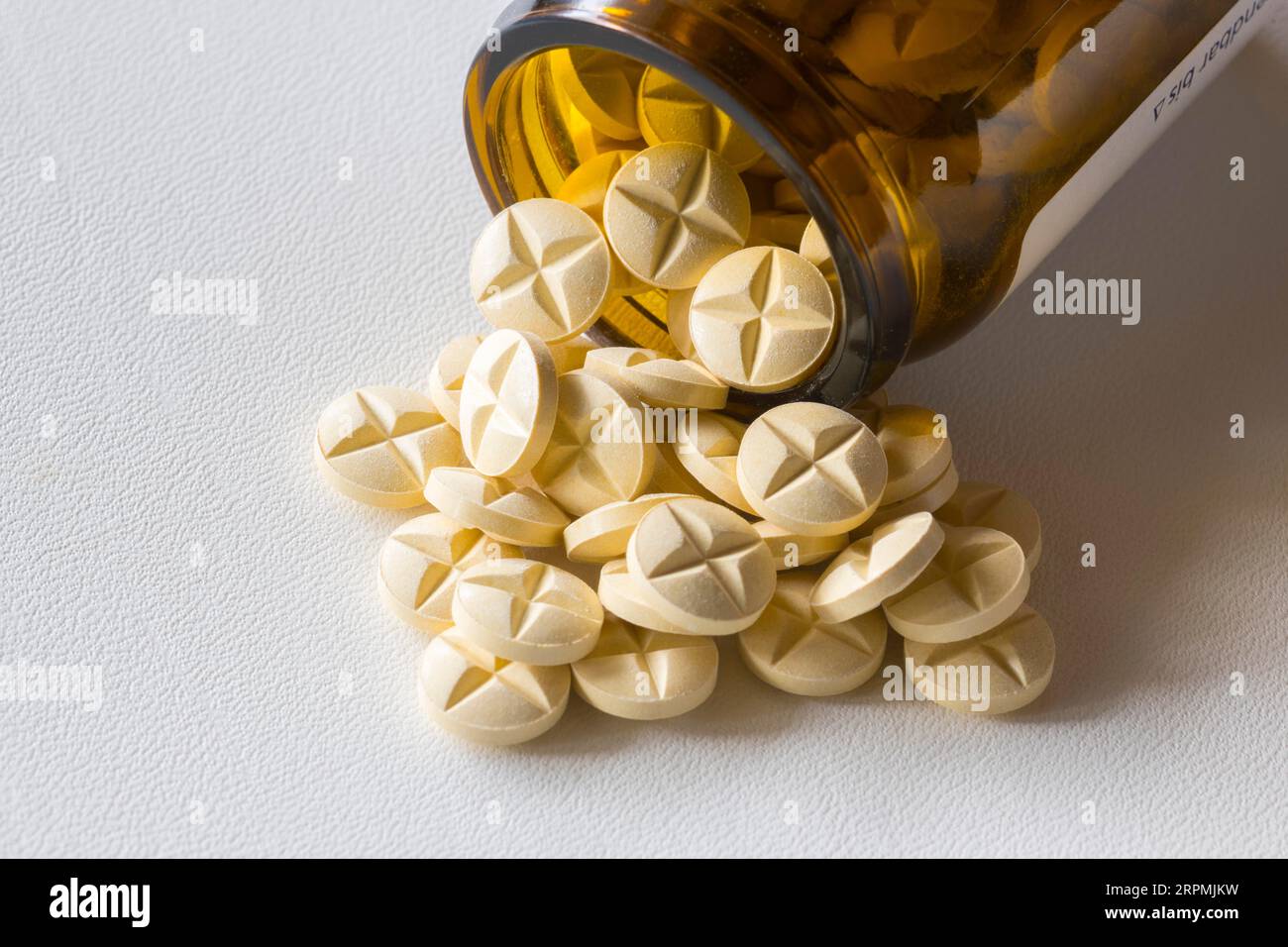 Medicines, medicine, tablets with glass jar Stock Photo Alamy