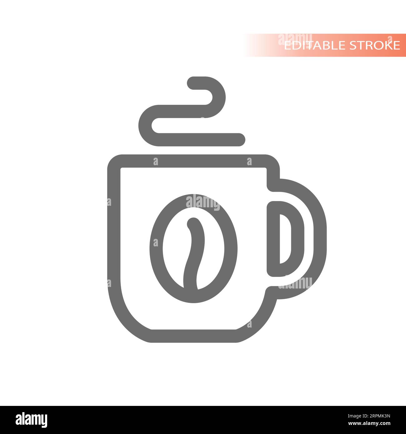 Hot drink outline hi res stock photography and images Alamy