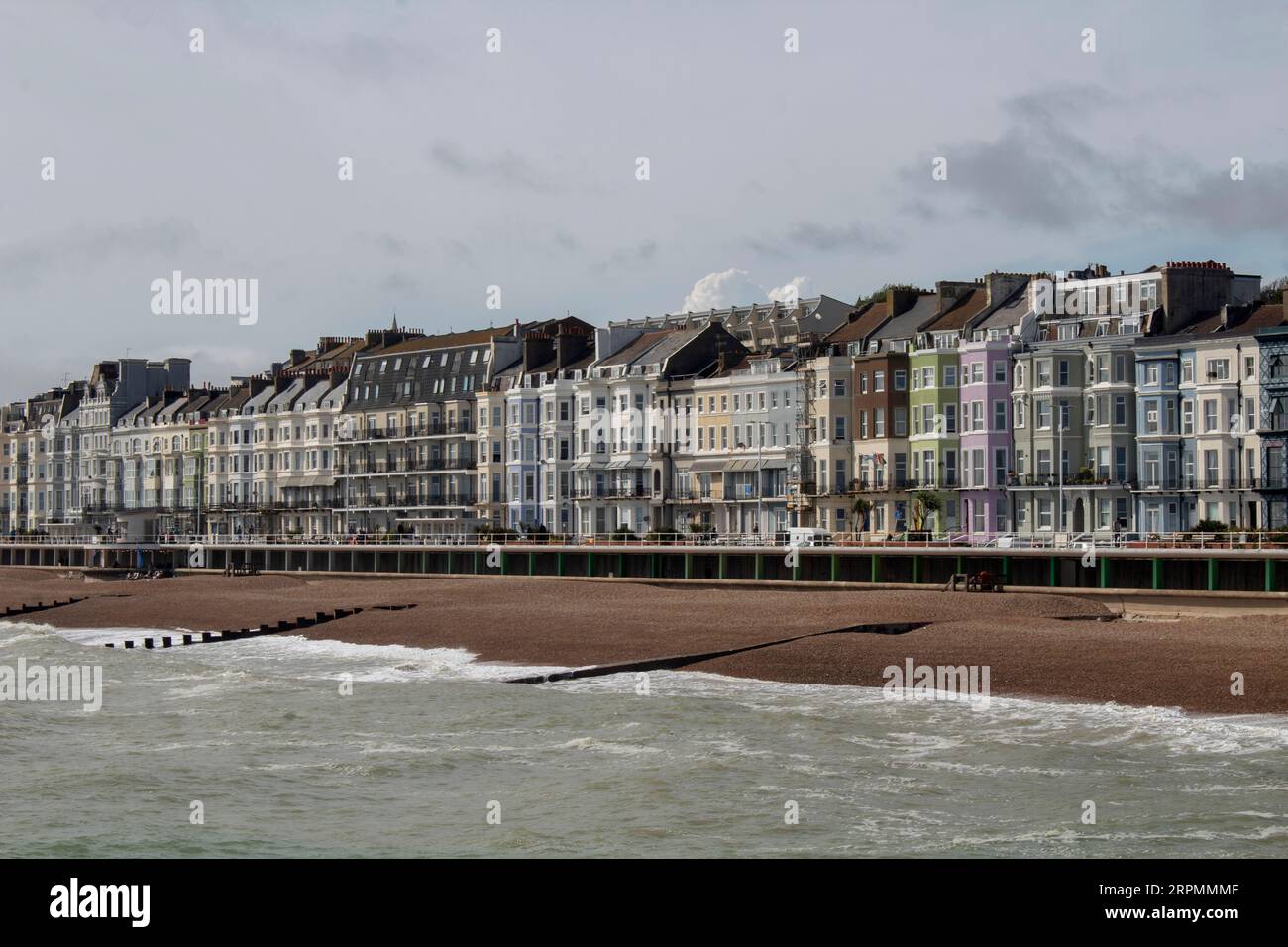 Hastings seafront and promenade Stock Photo Alamy