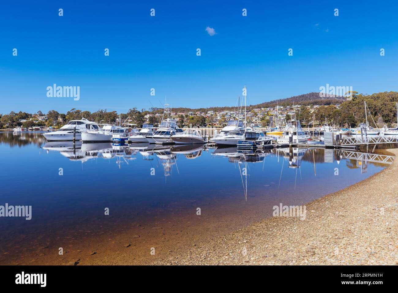 ST HELENS, TASMANIA, SEPTEMBER 20 View of the waterfront area of