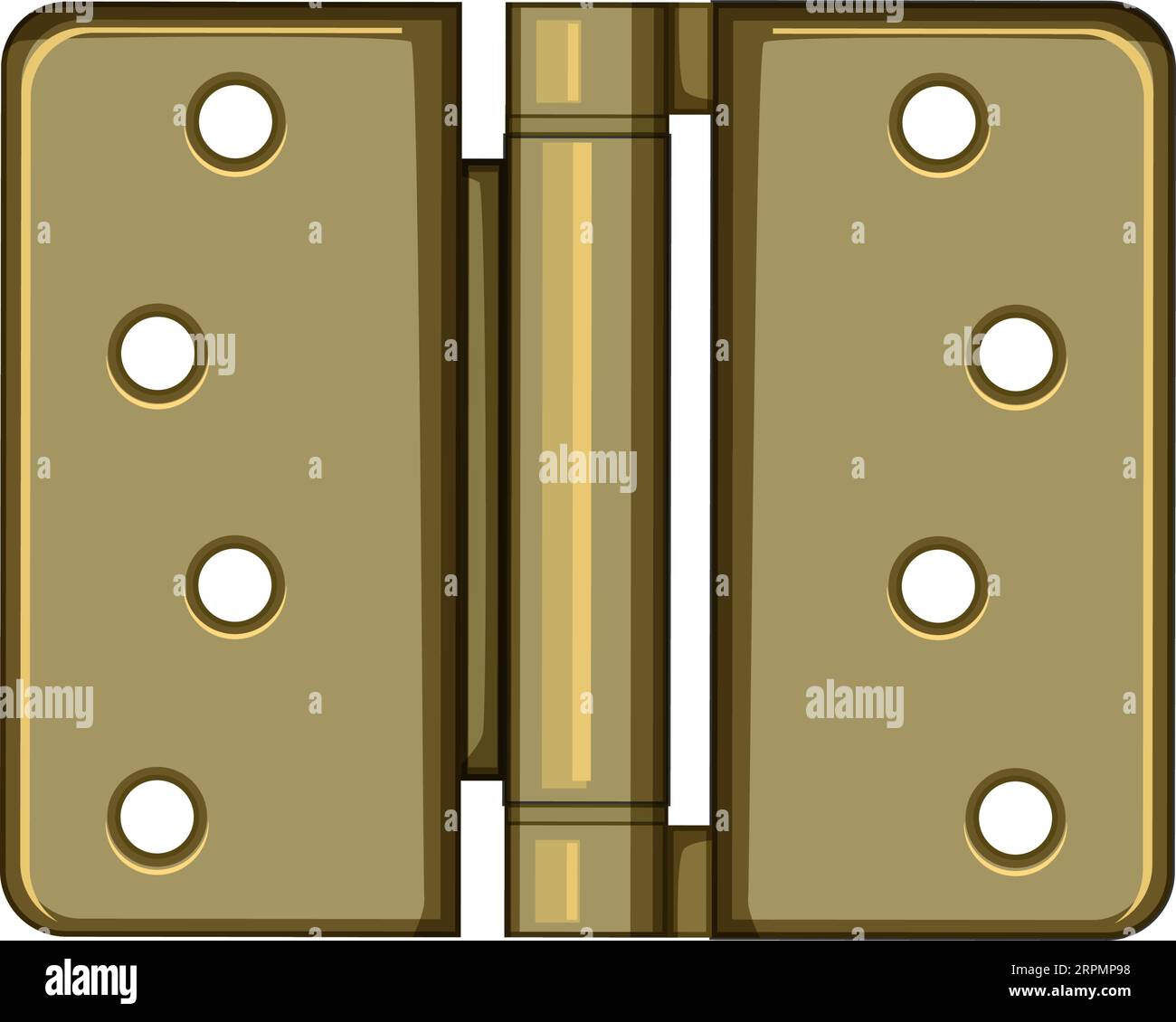 object door hinge cartoon vector illustration Stock Vector Image & Art