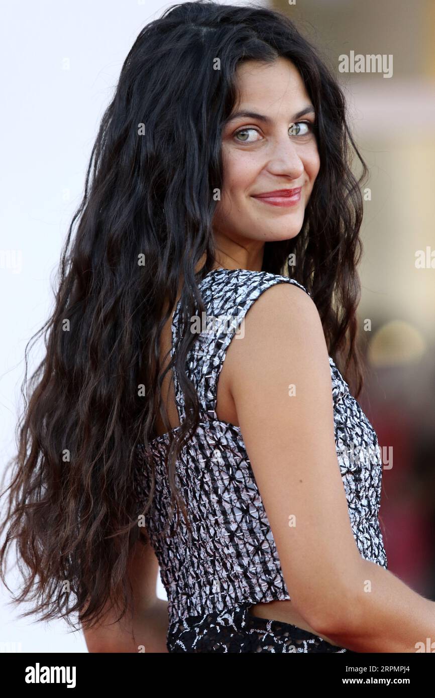 Italy, Lido di Venezia, September 04, 2023 Fotini Peluso attends a red