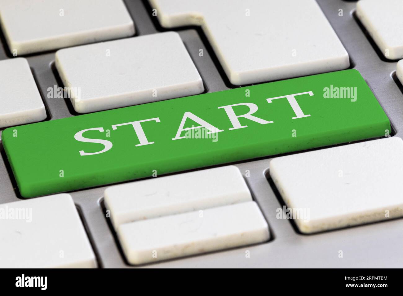 Start button key on keyboard hi-res stock photography and images - Alamy