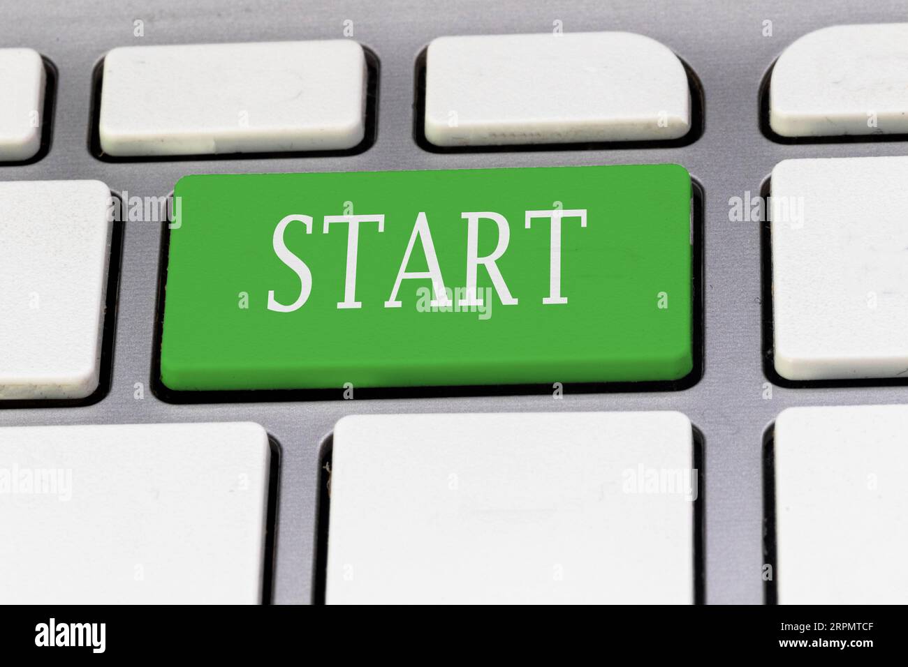 Start button key on keyboard hi-res stock photography and images - Alamy
