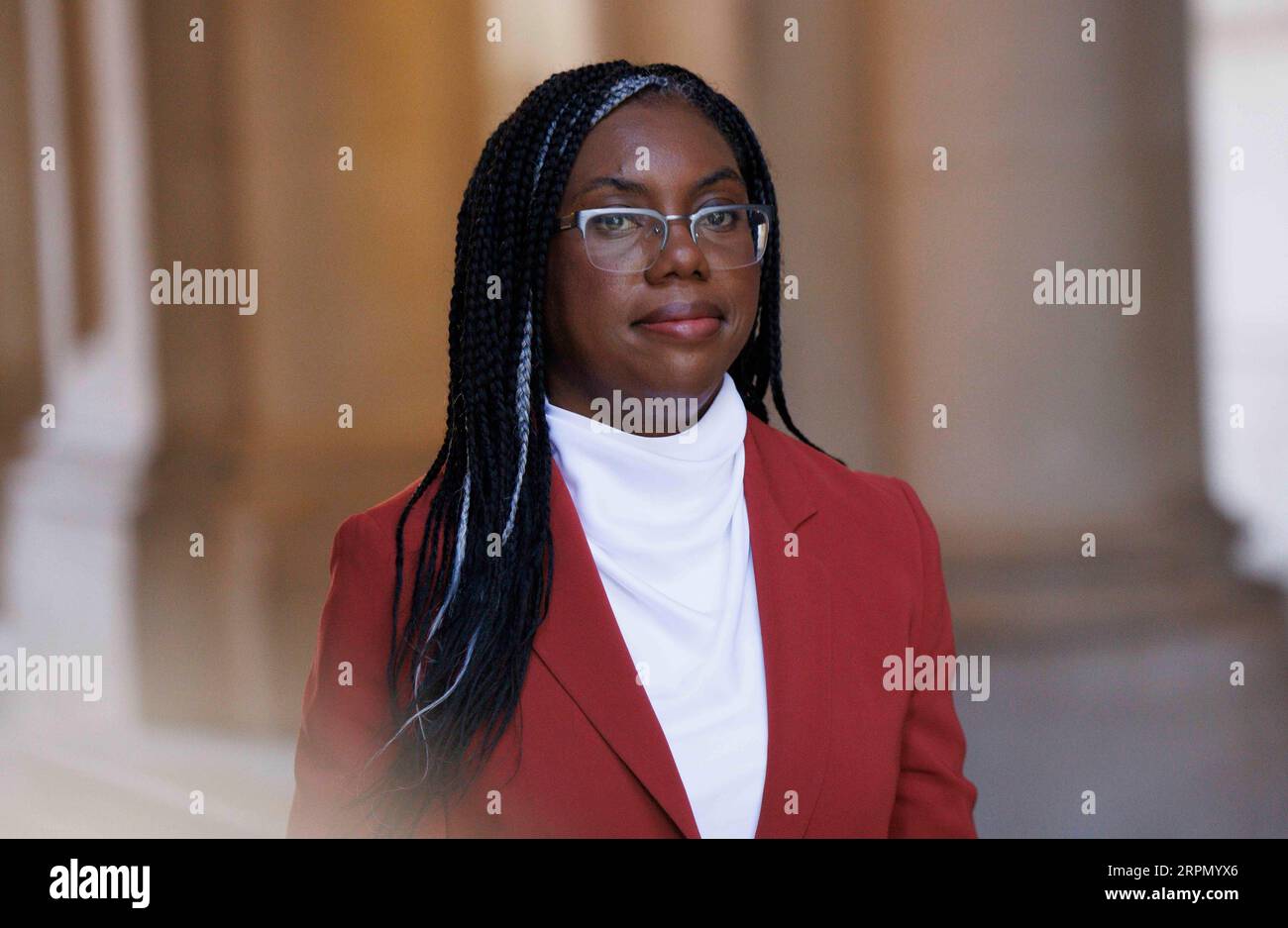 London, UK. 5th Sep, 2023. Kemi Badenoch, Secretary of state for Business and Trade, arrives for the first Cabinet meeting after the summer recess. Credit: Mark Thomas/Alamy Live News Stock Photo